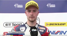Top 3 reactions after first race at Donington Park Round 02