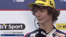 Skinner wins Race 1 at Silverstone Circuit and approaches the leader