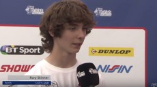 The top three talk Snetterton